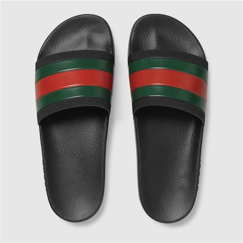 gucci rubber slide sandal review|gucci rubber sandals sale.